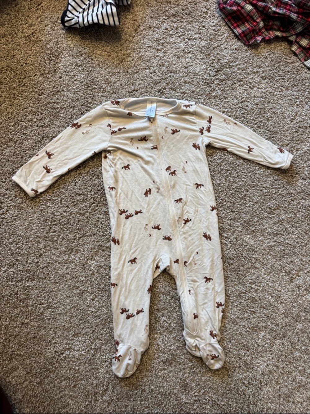 LOT of 3 Zipper Pajamas for 3-6m